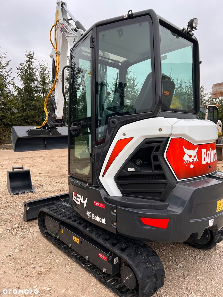 Bobcat Minikoparka BOBCAT E34 22r dodatk linie hydr e35 e 34 e35z cat 304 303,5 serwisowana 1 wł koparka gąsienicowa yanmar sanny Takeuchi Kubota 3,5tony - 25