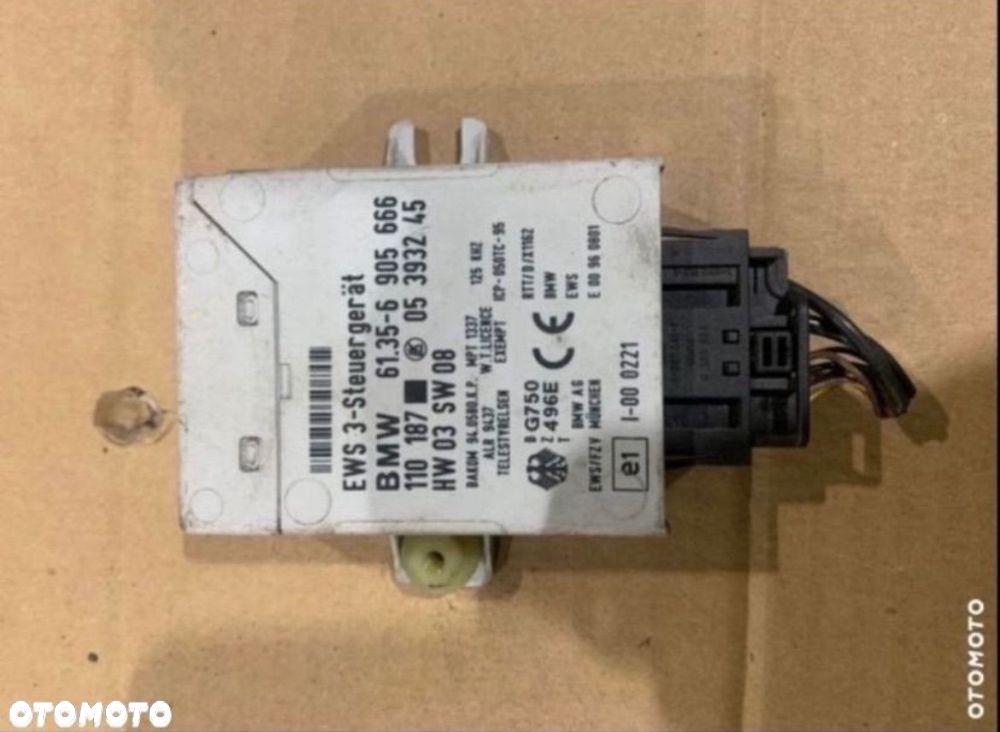 6905666 Moduł sterownik EWS 3 bmw 5 e60 e61