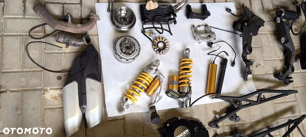 DUCATI MULTISTRADA 1200 Lagi Zawieszenie OHLINSPÓŁKA CHŁODNICA KIEROWNICA OSŁONA WAHACZ SET - 15