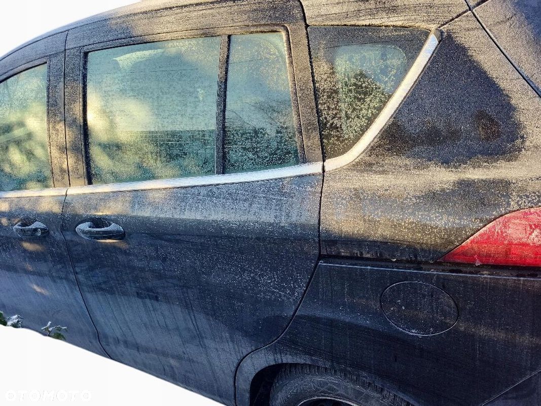 FORD B-MAX 12-19R DRZWI LEWE LEWY TYŁ KOD LAKIERU KC CZARNE KOMPLETNE - 1