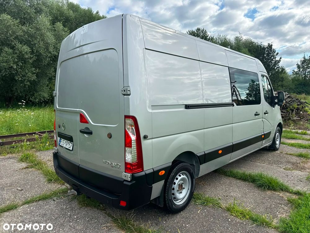 Opel Movano BRYGADÓWKA 6-osób 2.3 diesel 170 kM UDOKUMENTOWANY NISKI PRZEBIEG 90tyś. EURO 6! 2018rok BEZWYPADKOWY! - 13