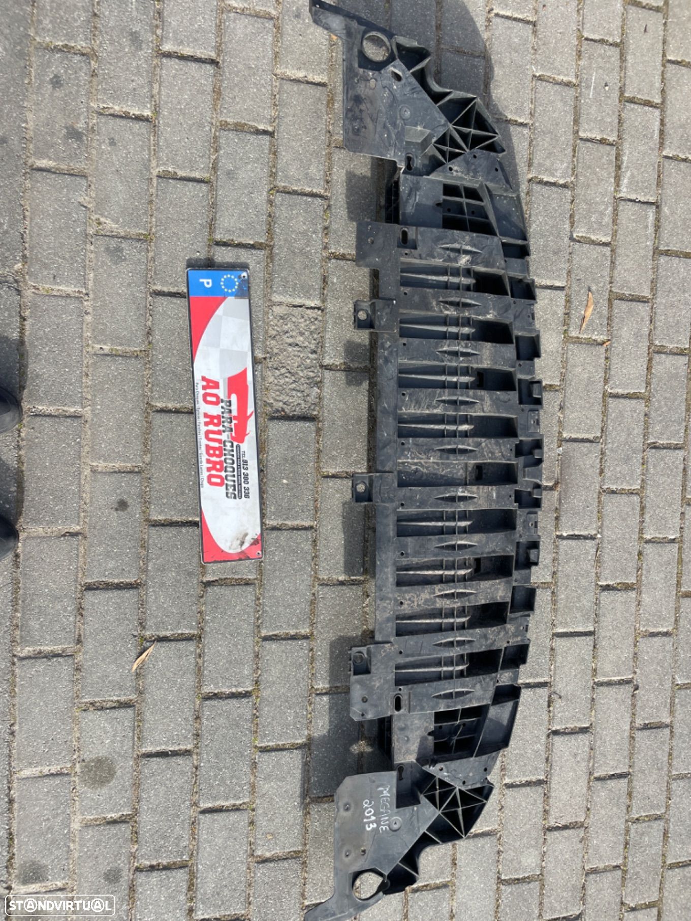 Proteção inf pára-choque renault megane 2012/2015 - 1