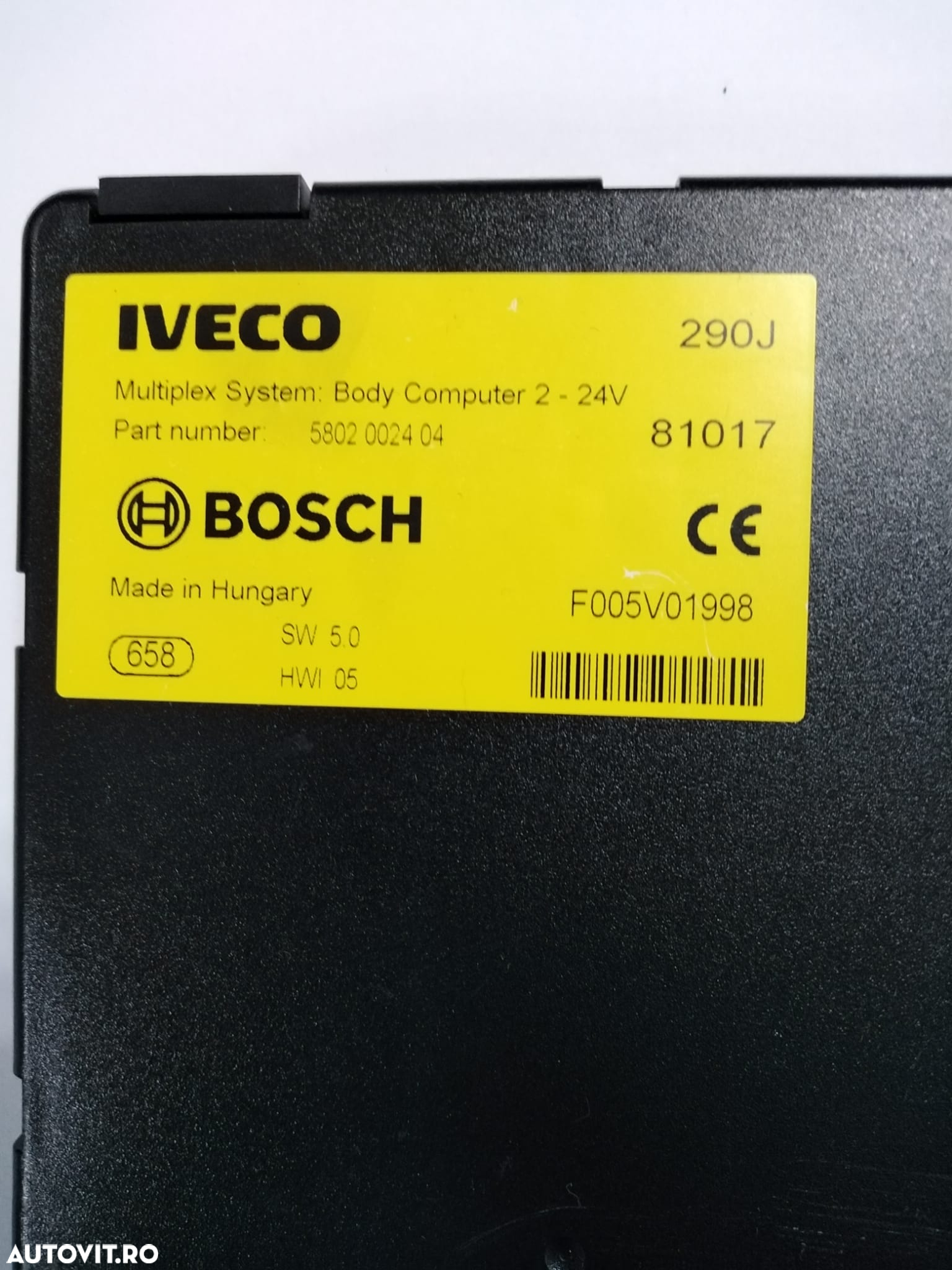 Calculator Body Computer Multiplex Iveco Stralis Euro 6 - 3