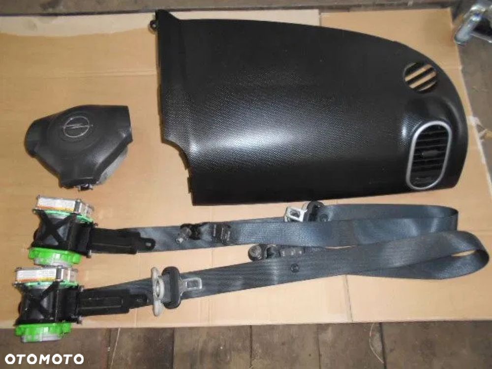 OPEL AGILA B PODUSZKI PASY ORGINAŁ - 1