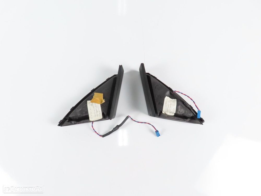 Conjunto Colunas / Tweeters com Resguardos das Portas Frente Seminovo/ Original... - 2