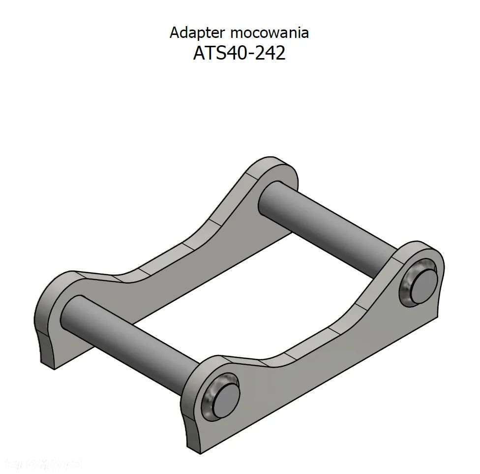 Mocowanie Skandynawskie S40-242 mm - 4