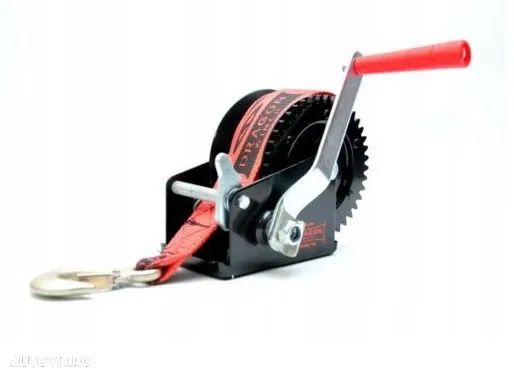 Troliu manual cablu otel sau chinga Dragon Winch 1600lbs(trage 725kg) - 3