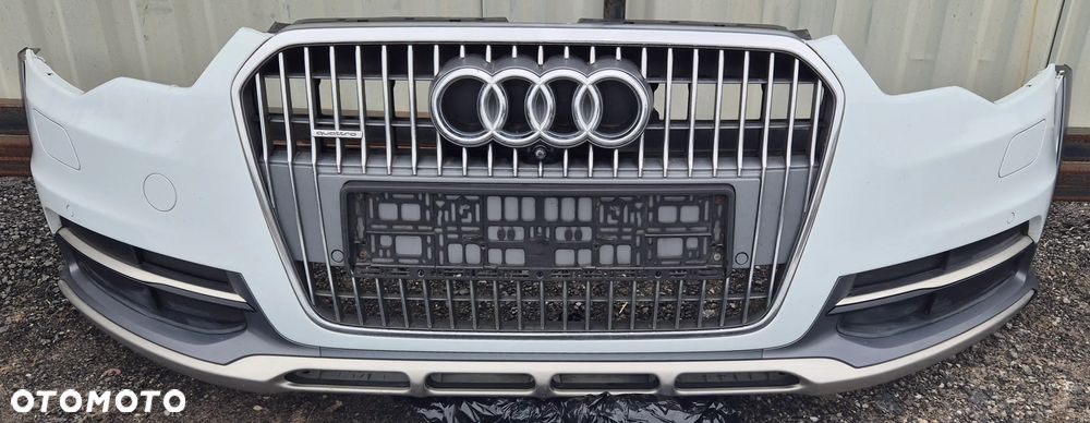 Kompletny Zderzak Przód Przedni BIAŁY 6xPDC Kamera AUDI A6 C7 ALLROAD - 1