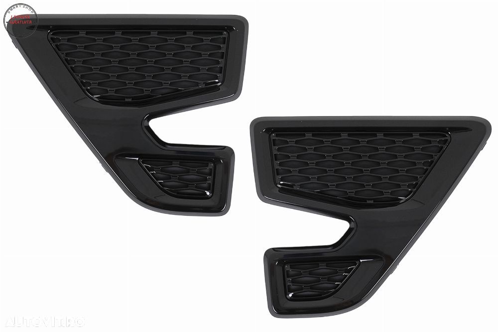 Grile Aerisiri Aripi Laterale Land Range Rover Sport L494 (2013-2017) Negru Lucios- livrare gratuita - 2