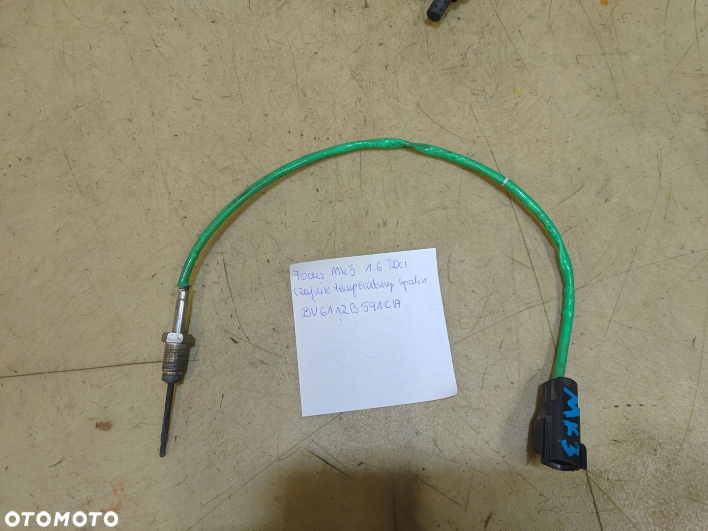 FOCUS MK3 1.6 TDCI CZUJNIK TEMPERATURY SPALIN DV6112B591CA - 2