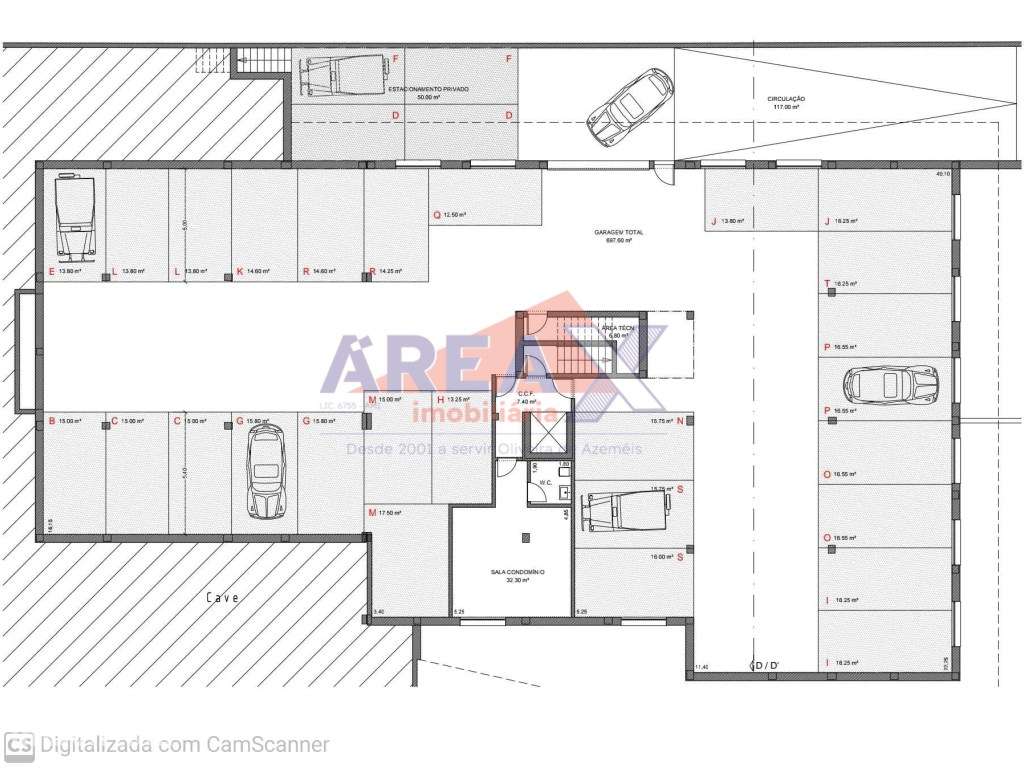 FRAÇÃO L - T3 - 1º andar - varanda com 37,15m2 - lugar de garagem c... - Grande imagem: 4/21