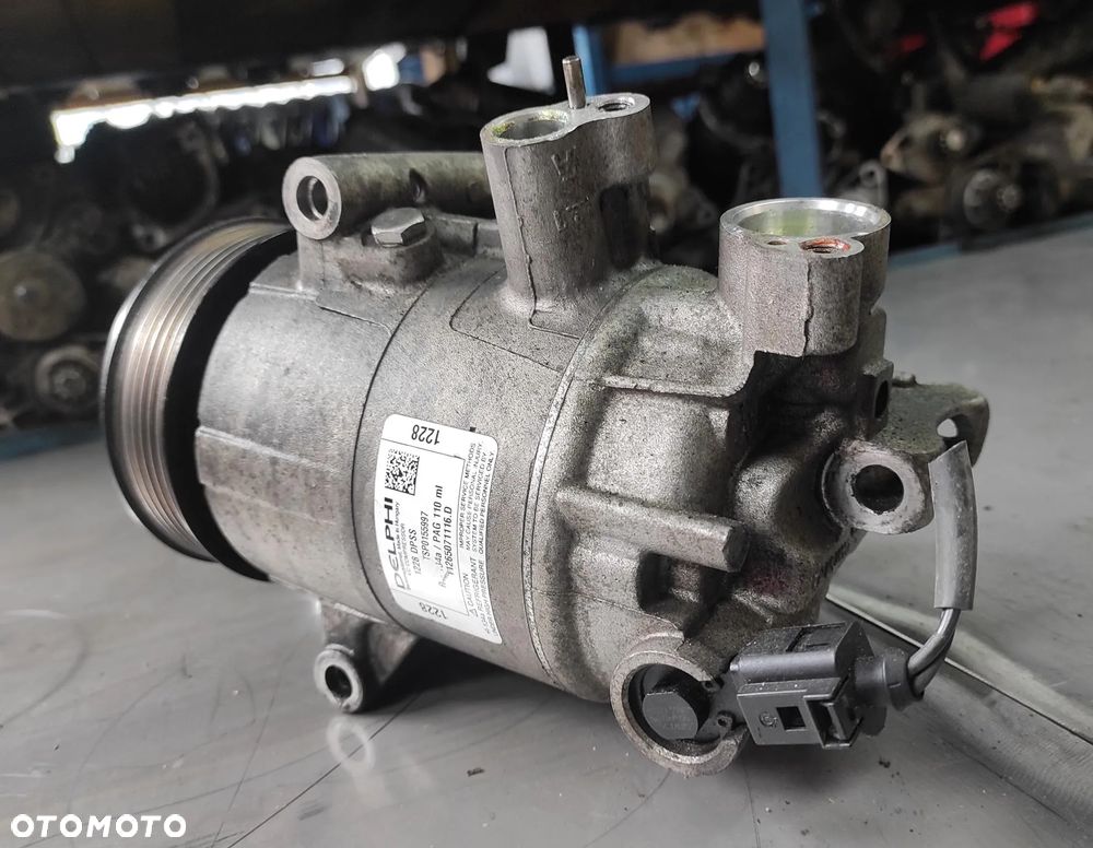 VW AUDI SEAT SKODA KOMPRESOR SPRĘŻARKA KLIMATYZACJI 5Q0 DELPHI SKODA OCTAVIA 3 SUPERB 3 VW GOLF 7 PASSAT B8 SEAT LEON 3 AUDI A3 8V SPRAWNY WYSYŁKA !!!!! - 5