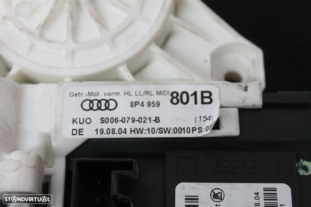 Motor Elevador Vidro Audi A3 de 2005 - 4