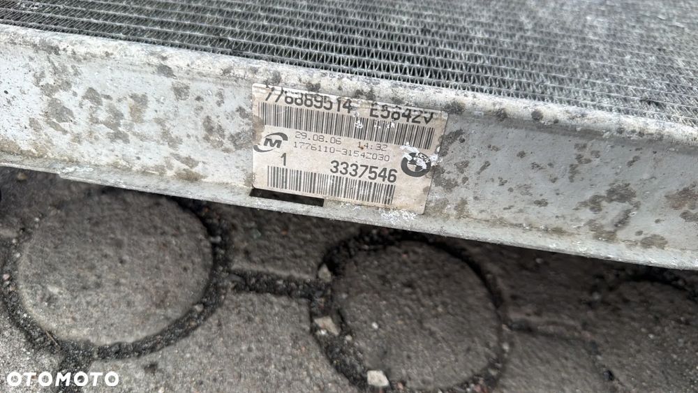 BMW E87 CHŁODNICA WODY 778889514 - 3