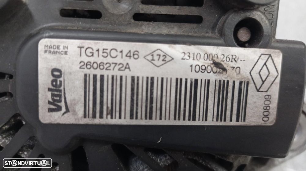 ALTERNADOR RENAULT MEGANE III FASTBACK 2009 -231000026R - 3