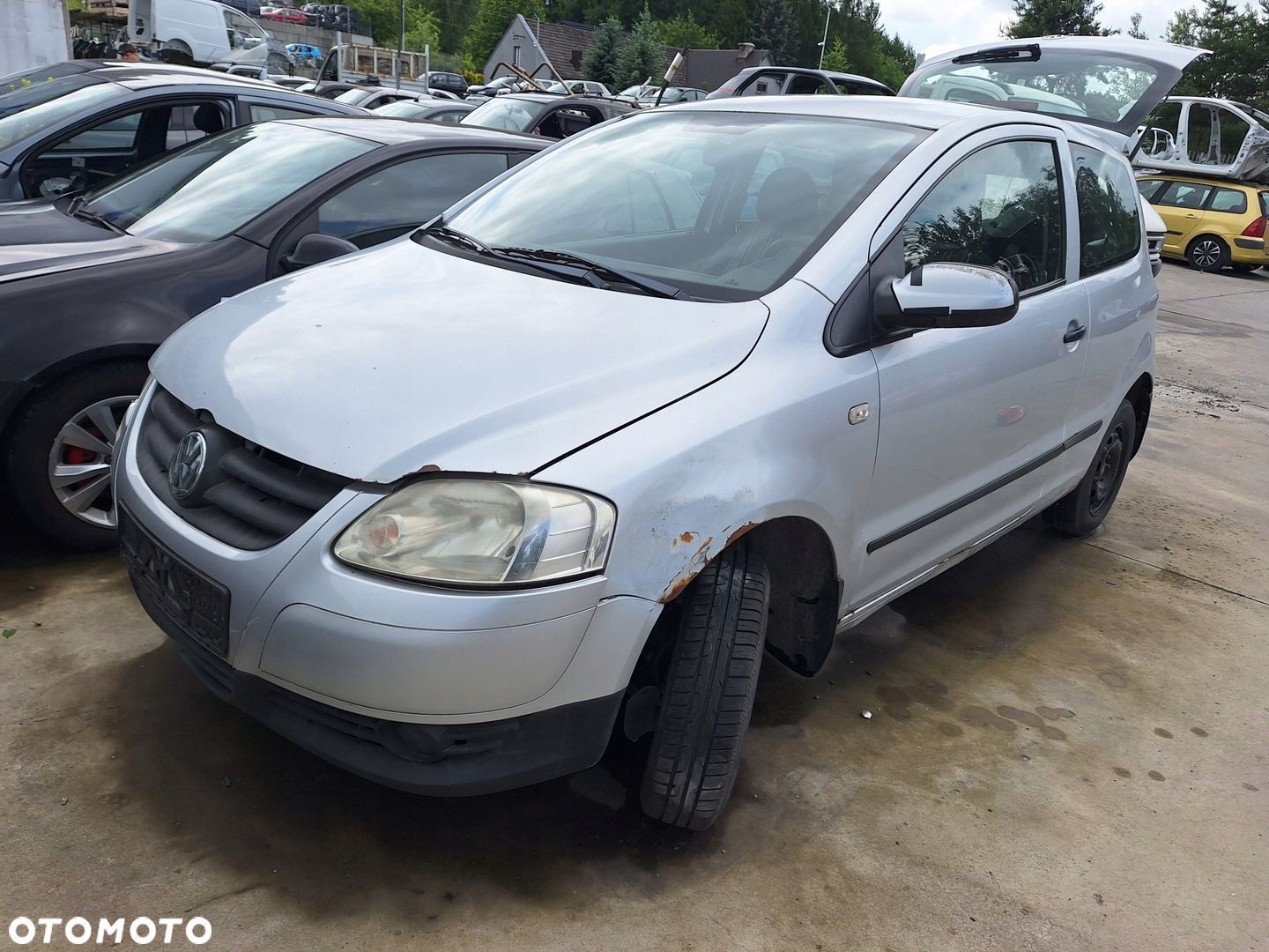 VOLKSWAGEN VW FOX 5Z 5Z1 5Z3 5Z4 SREBNE KIEROWCY DRZWI LEWE LA7W - 1
