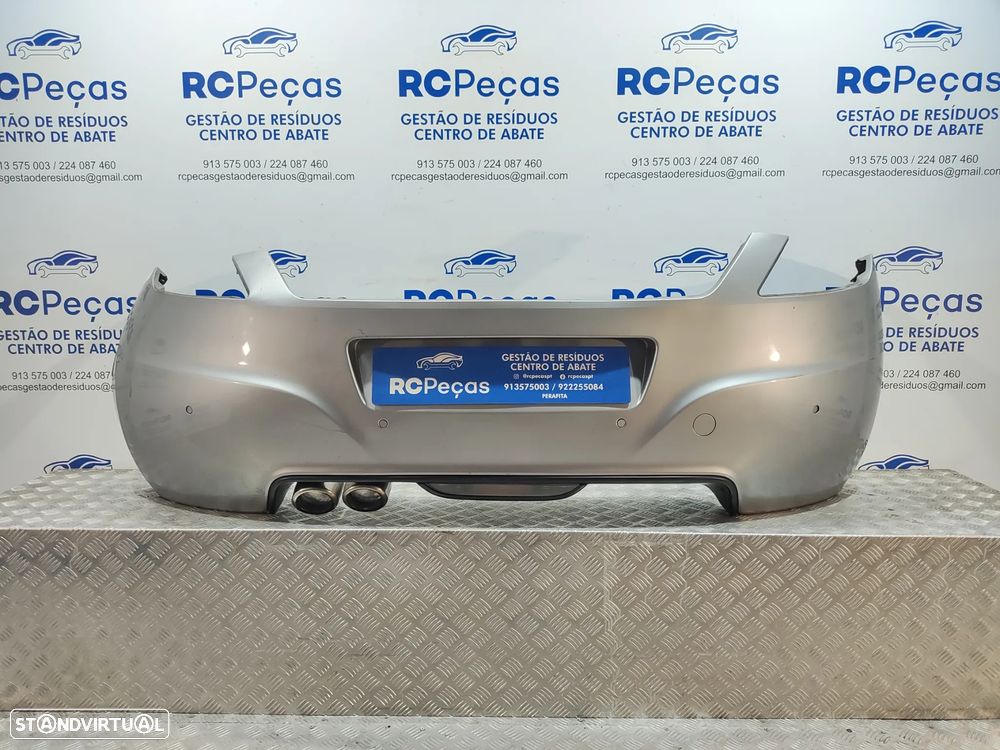 Parachoques Traseiro Trás original Peugeot RCZ Saída Dupla de Escape - 1