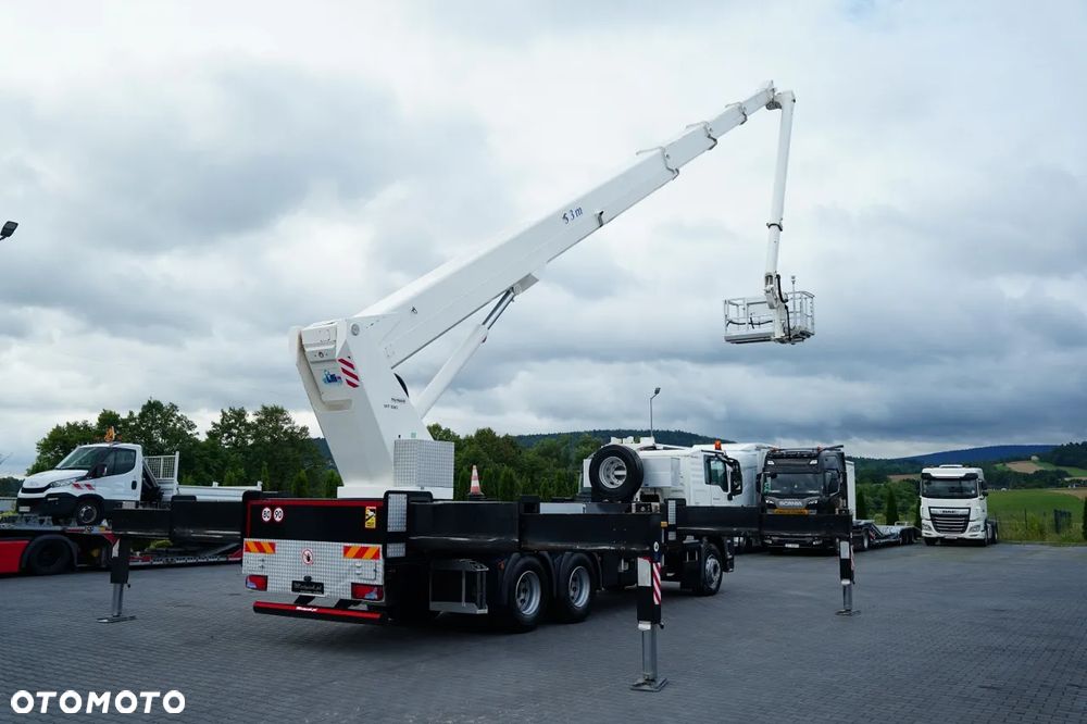 MAN TGS 26.400 /  PODNOŚNIK KOSZOWY / 6x4 / PALFINGER WT 530  / WYSOKOŚĆ ROBOCZA 53 M /  / UDŹWIG 600 KG-  5 OSÓB  / MANUAL - 8