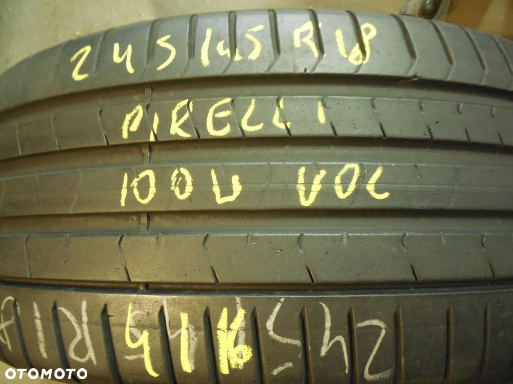 OPONA POJEDYNKA 245/45R18 PIRELLI PZERO VOL DOT 4116 6.4MM - 1