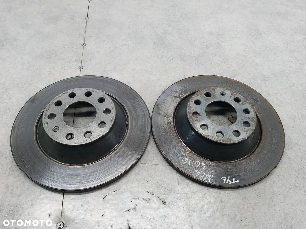 TARCZE HAMULCOWE TYŁ AUDI A6 C6 08884321  BREMBO 2.0 TFSI - 1