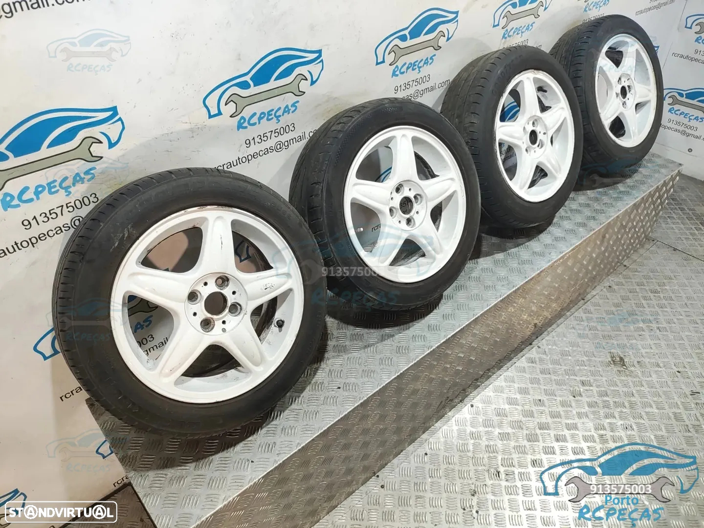 Conjunto Jantes 16" Mini - 6.5J | ET48 | 4x100 - Originais | Jante | 6769410 | 6769409 | 195 55 16 | 4 x 100 | 16 Polegadas | Original | R53 | R55 | R50 | R56 | R57 | R58 | R59 | R60 | Clubman | Cabrio | Roadster | Coupe - 4
