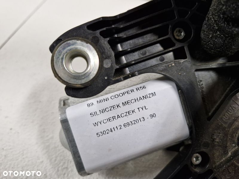 MINI COOPER R56 SILNICZEK MECHANIZM WYCIERACZKI TYŁ TYLNY 53024112 6932013 - 4