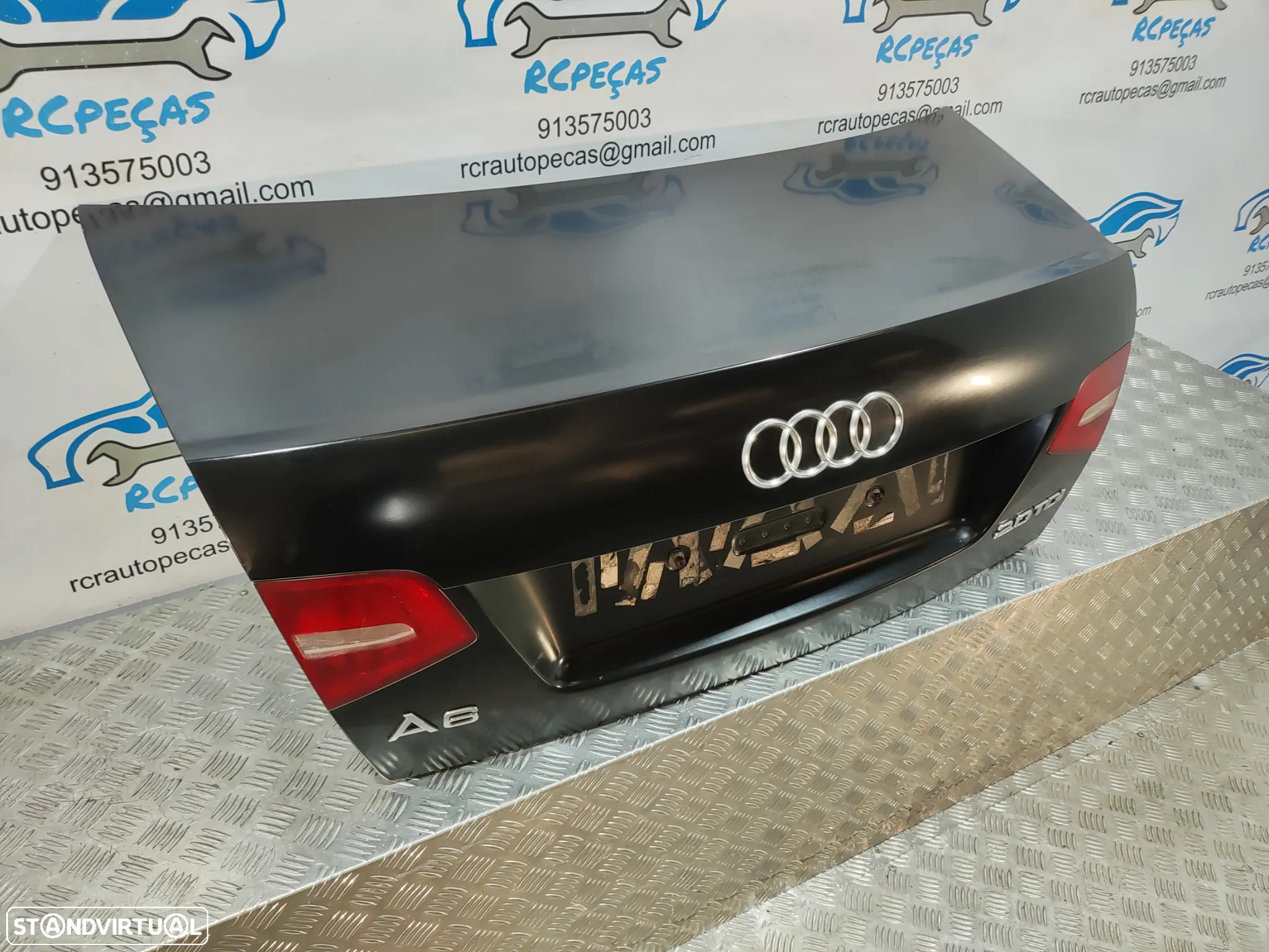 PORTA TAMPA MALA AUDI A6 C6 4F2 FACELIFT S-LINE SLINE S LINE 4F5827023Q FECHO PUXADOR - 5