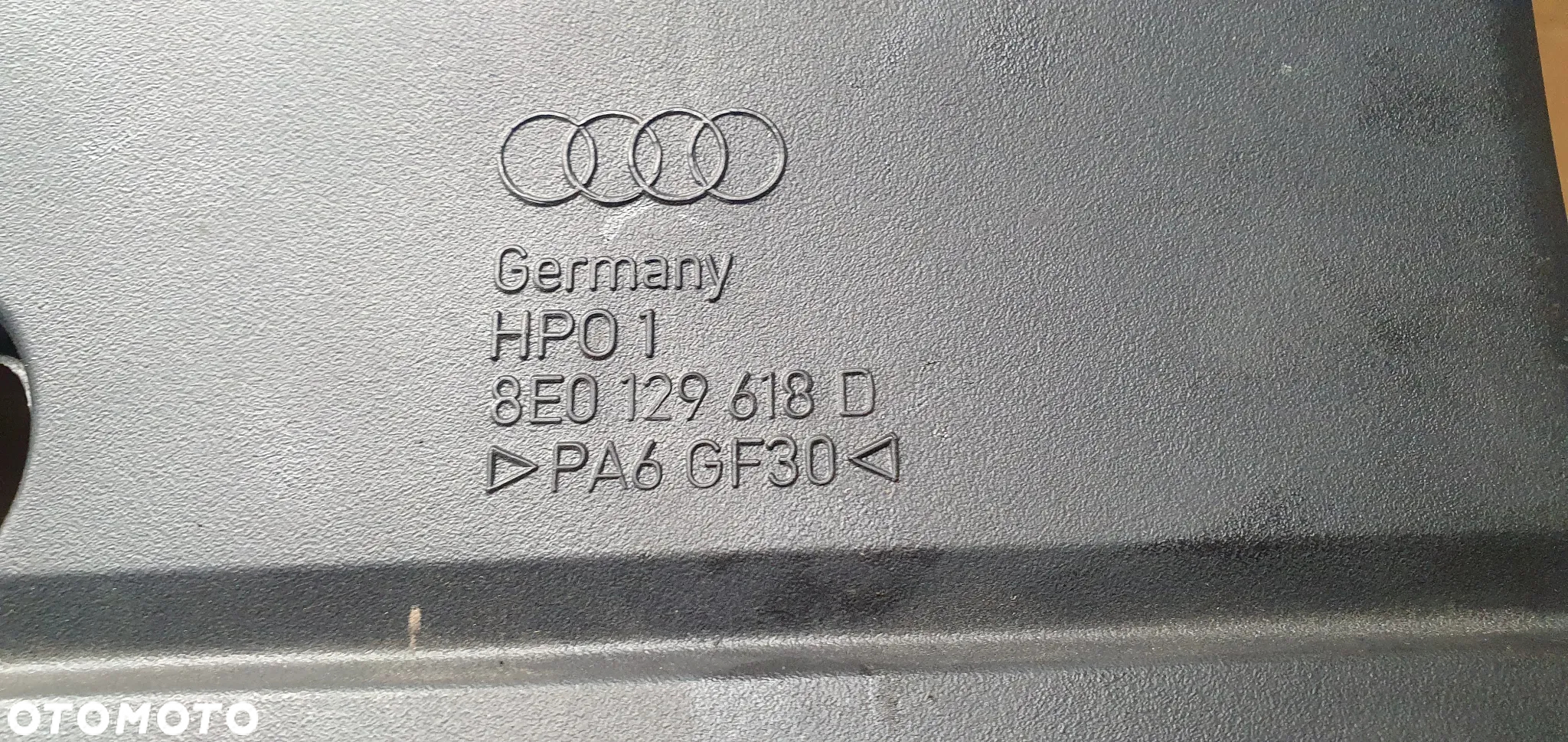 Rura przewód dolot wlot powietrza Audi A4 B6 8E0129618D 8E0129617E - 7