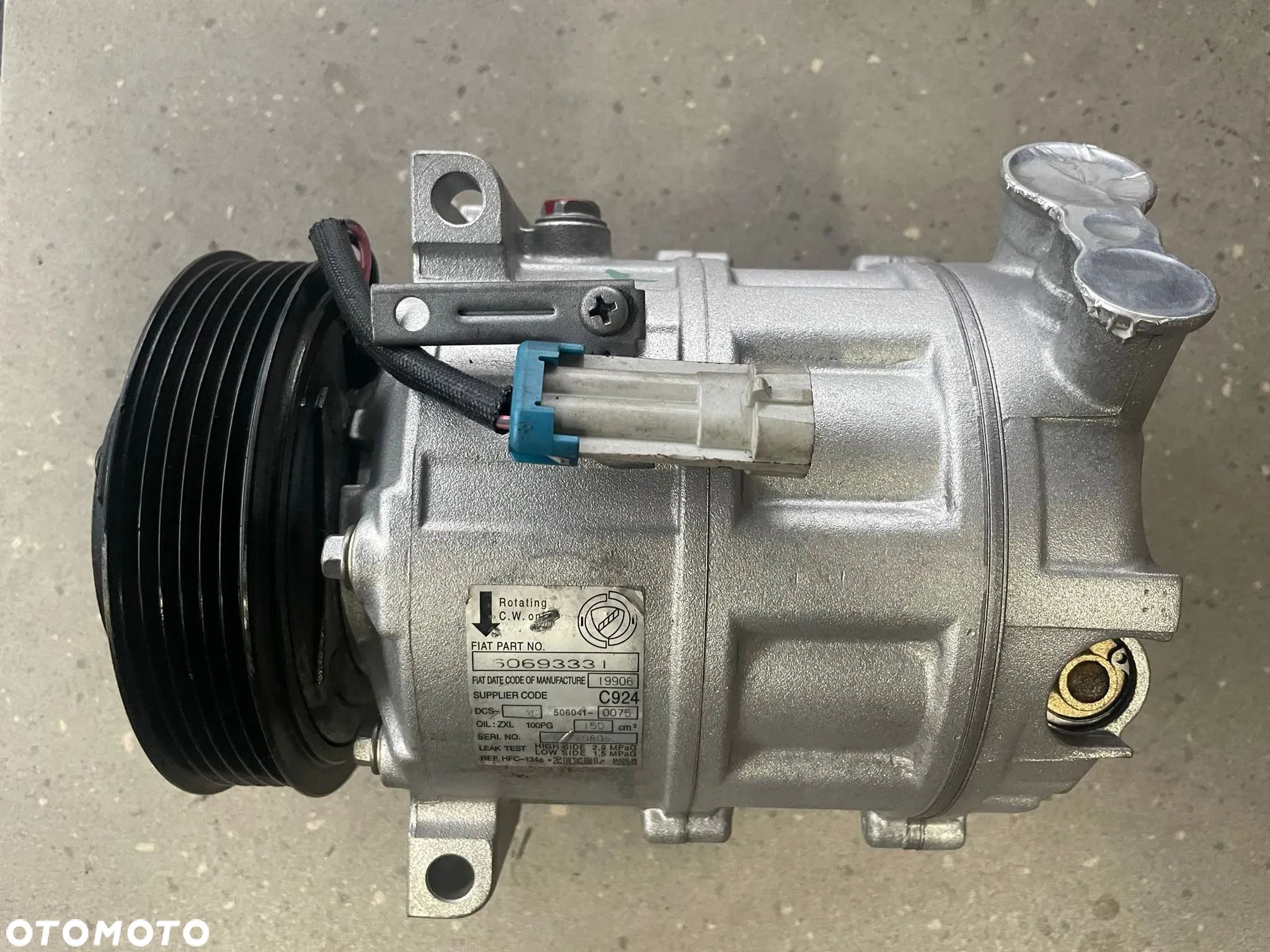 SPRĘŻARKA KLIMATYZACJI ALFA ROMEO 159 1.9 JTD 60693331 - 1