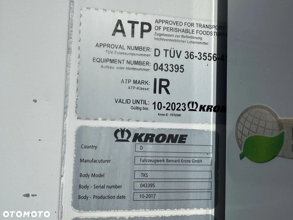 Krone Chłodnia . Thermo King SLXi 400, SAF, Ściana 7 cm - 33