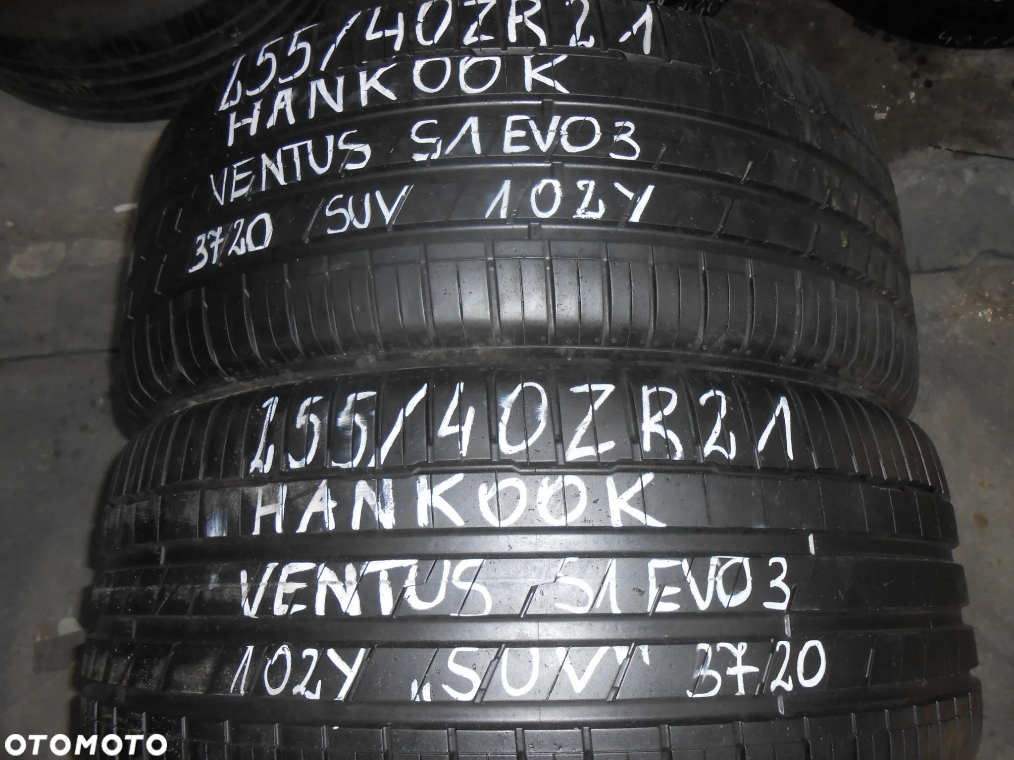 OPONY 255/40R21 HANKOOK VENTUS S1 EVO 3 SUV DOT 3720 7MM - 1