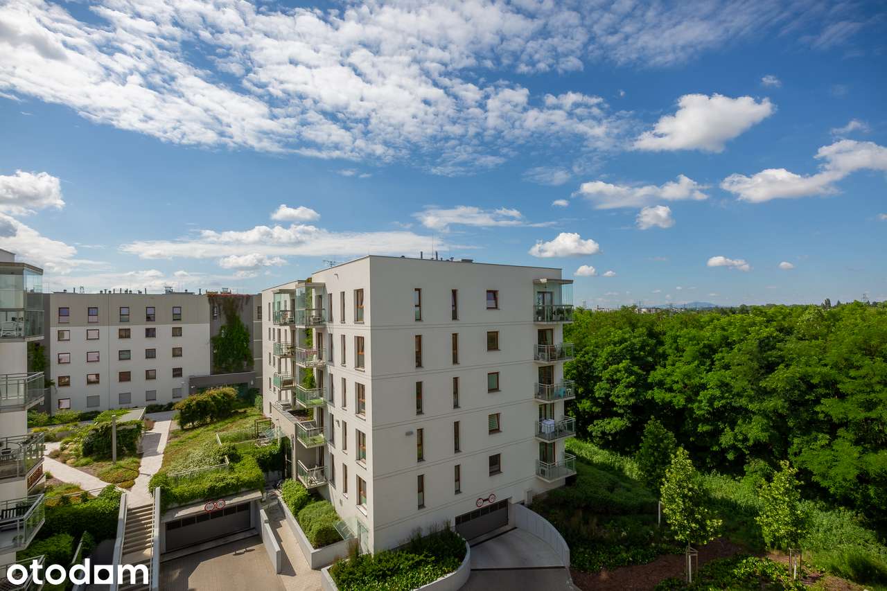 3-Pok Planty Racławickie Wichrowa | Garaż Klima Ost Piętro Widok PL/EN
