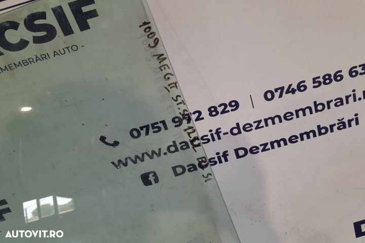 Geam usa spate stanga 43R-000015 43R-000015 Renault Megane 3 [facelif - 2