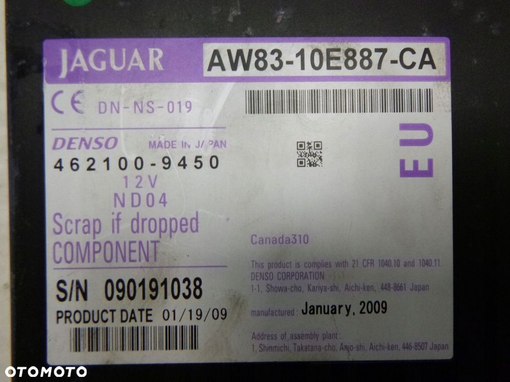 JAGUAR XF X250 CZYTNIK NAWIGACJI DVD NAWIGACJA - 8