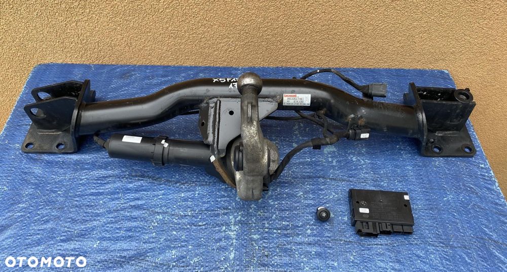 BMW X5 F15 HAK HOLOWNICZY SKŁADANY MODUŁ PRZYCISK ORYGINAŁ 13 PIN - 1
