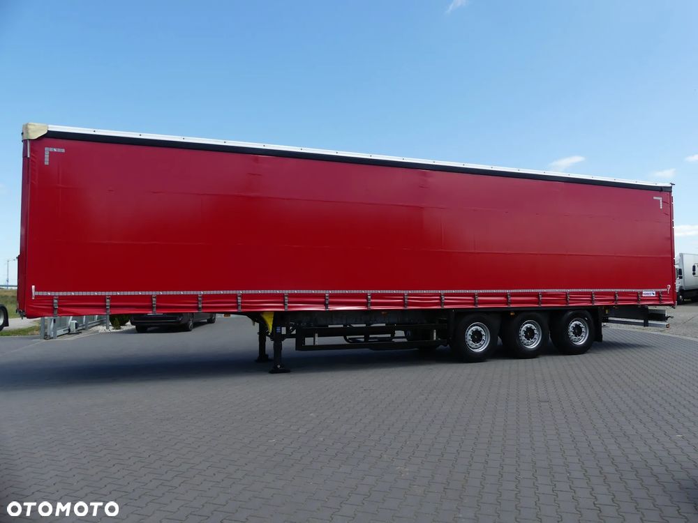 Schmitz Cargobull FIRANKA / STANDARD / OŚ PODNOSZONA / W OCYNKU / - 4