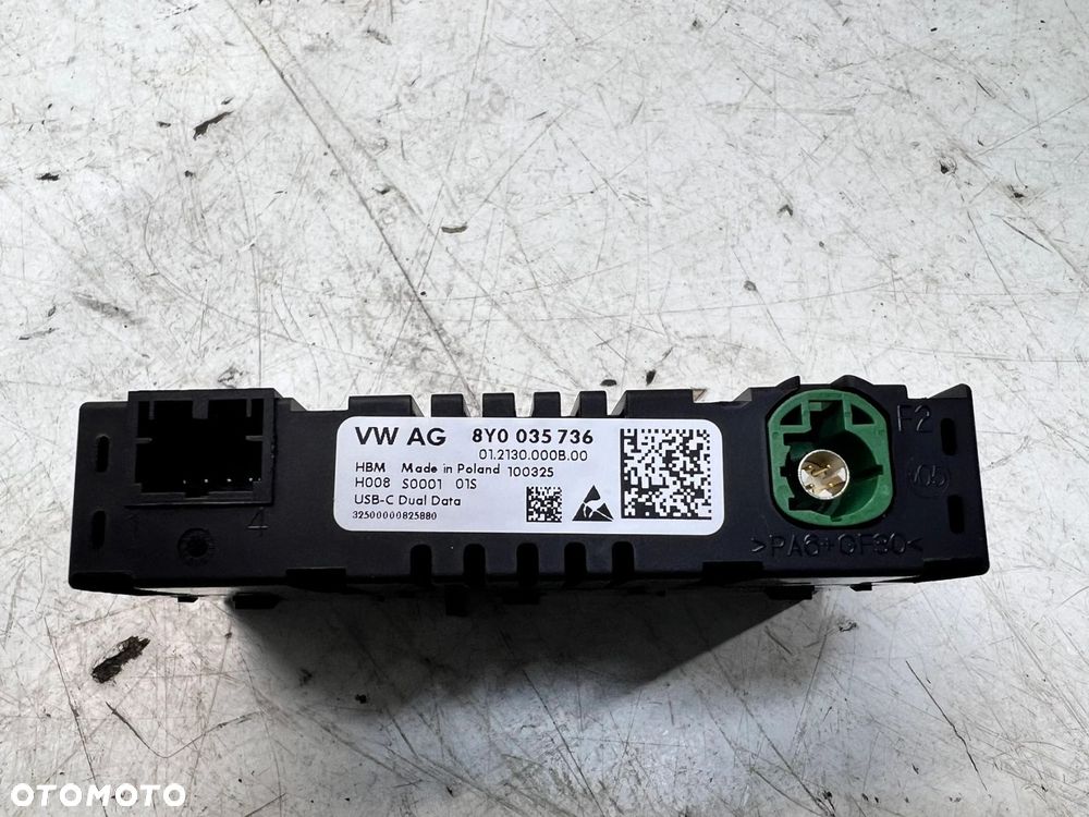 GNIAZDO PORT USB TYP C AUDI A3 8Y 8Y0035736 - 5