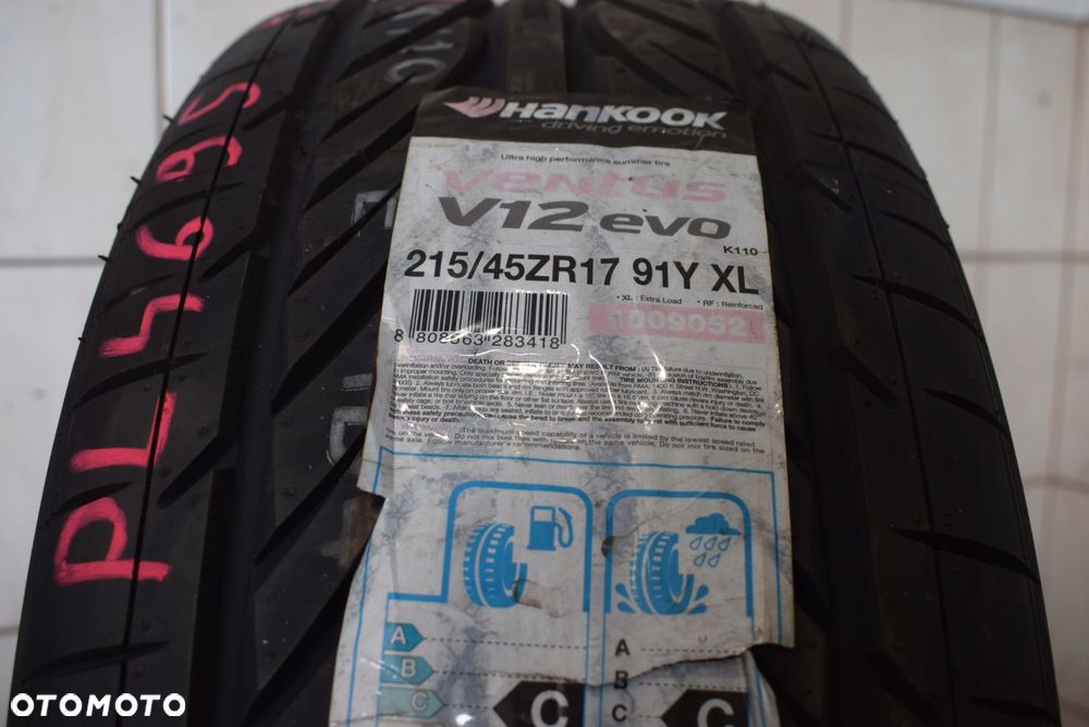 ZR17 215/45 Hankook Ventus V12 evo Wysyłka gratis! - 1