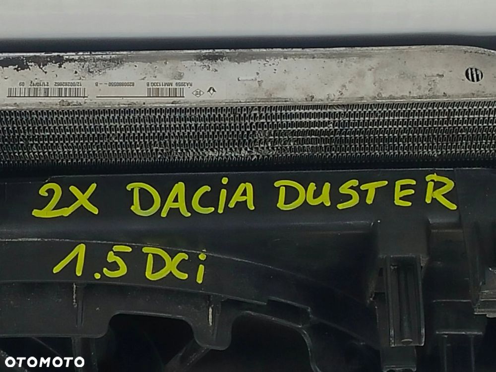 DACIA DUSTER 10R- KOMPLET CHŁODNIC WENTYLATOR 1.5 DCI - 9