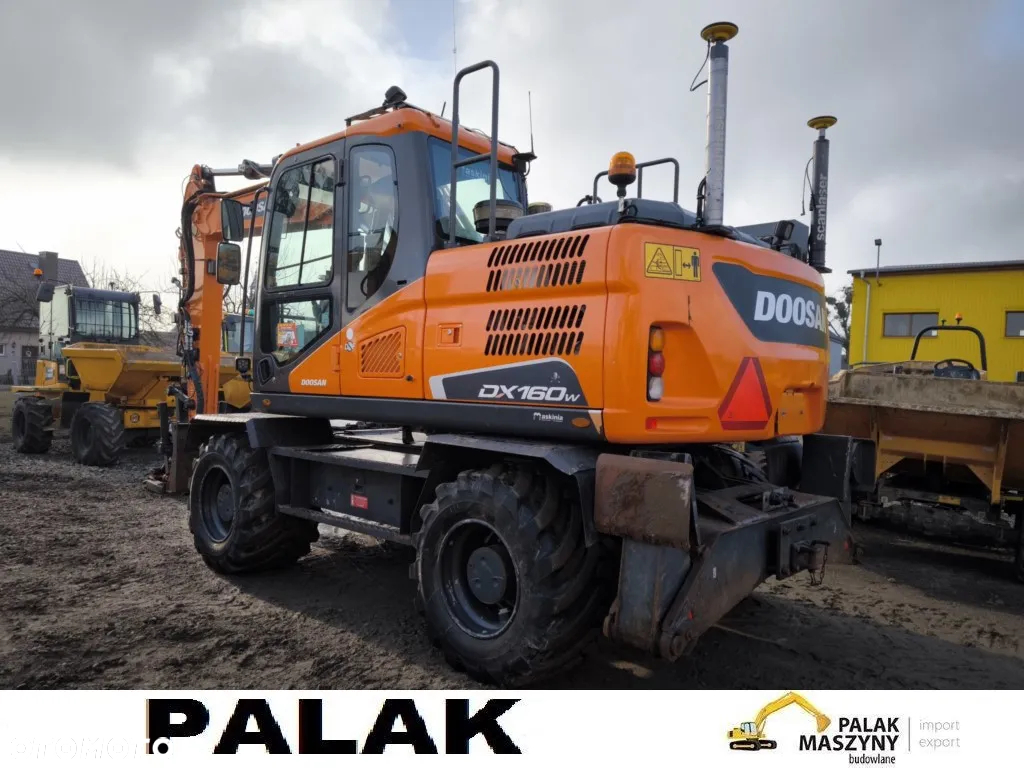 Doosan Koparka kołowa  DOOSAN DX160 W-5  +ROTATOR + GPS  , 2018 rok - 3