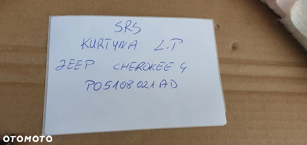 Kurtyna airbag poduszka boczna lewa Jeep Grand Cherokee IV WK2 P05108021AD - 11