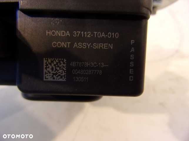 HONDA CR-V IV 12- SYRENA ALARMU 37112-T0A-010 - 4