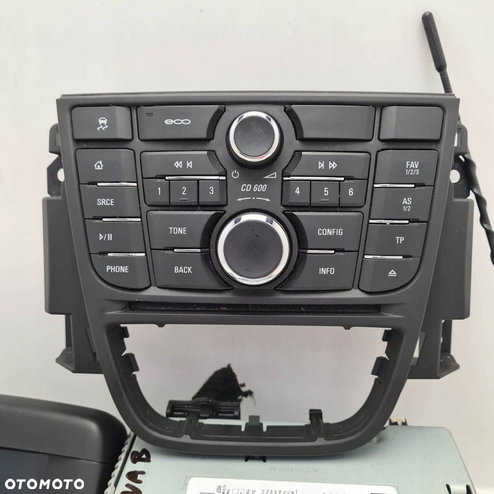 opel meriva b zestaw nawigacja radio ekran panel - 2