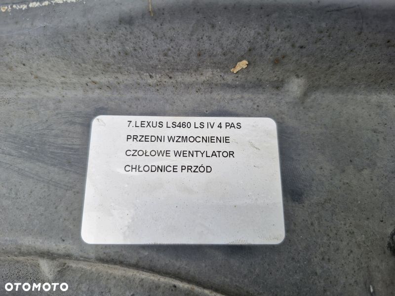 LEXUS LS460 LS IV 4 PAS PRZEDNI WZMOCNIENIE CZOŁOWE WENTYLATOR CHŁODNICE PRZÓD - 5