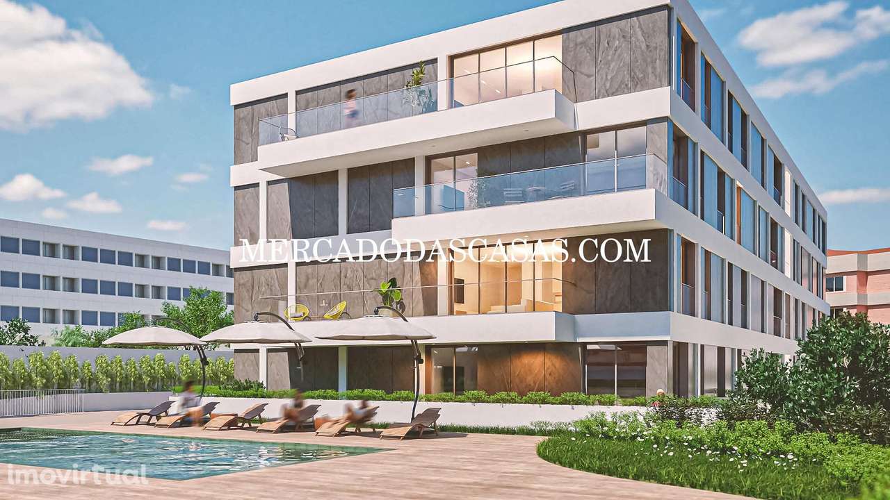 Apartamento T1 condomínio com piscina - Grande imagem: 4/20