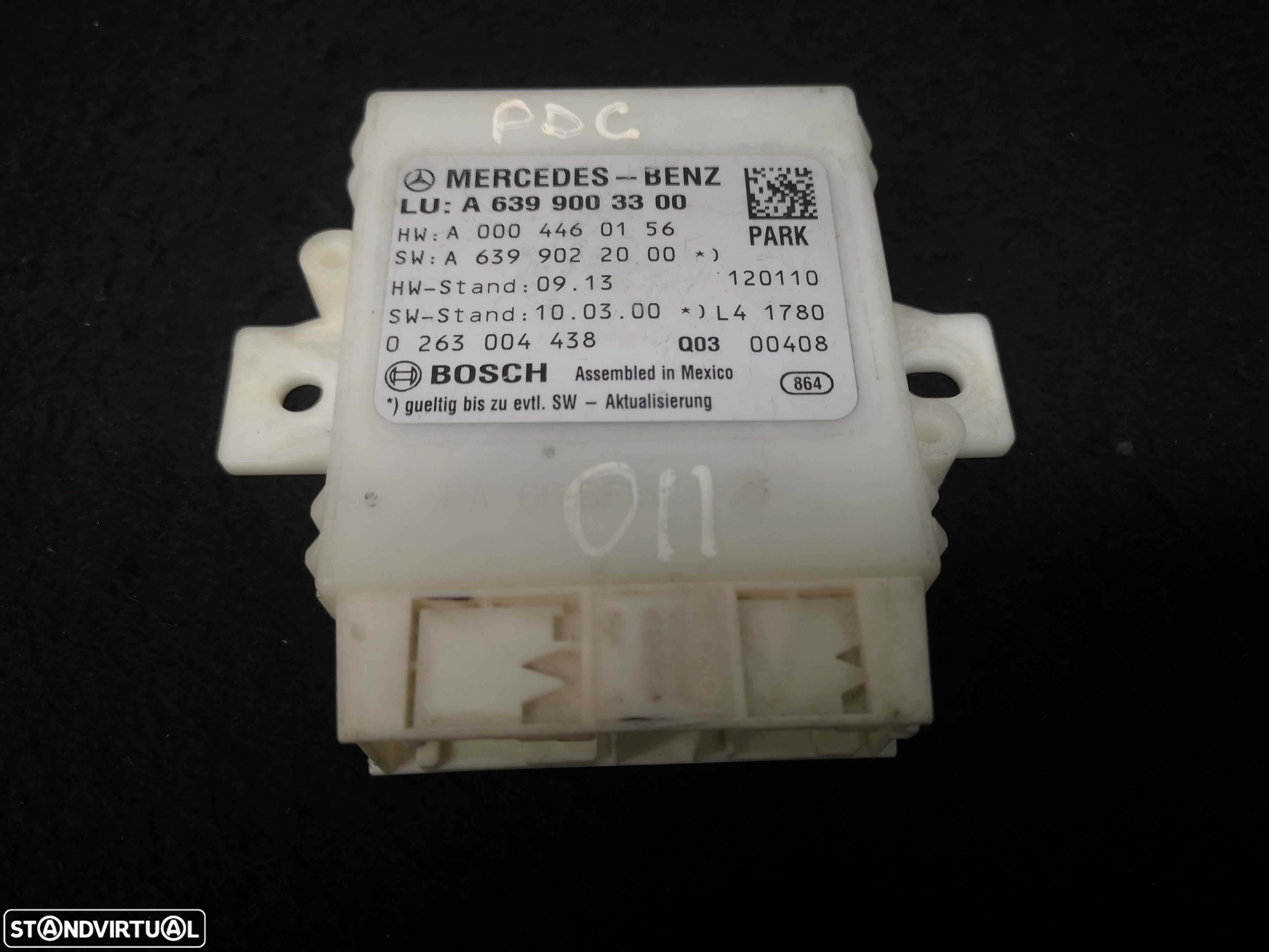 Centralina Modulo PDC MERCEDES w639 vito viano 2010-2014 - 1