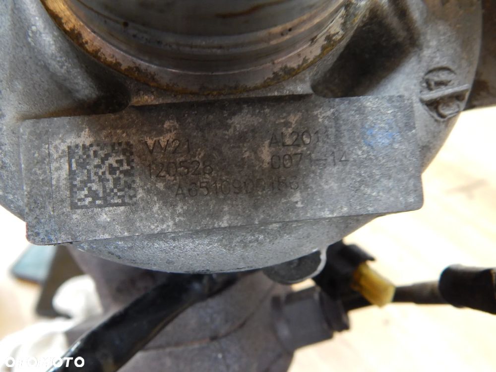 Turbina 2.2 CDI 651 Mercedes Vito 639 viano Sprinter W212 w204 Compass 09-14 Łuków części - 4