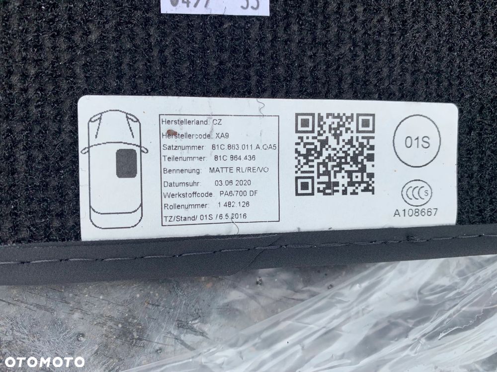 DYWANIKI WELUROWE AUDI Q2 81A JAK NOWE KOMPLET UK - 11
