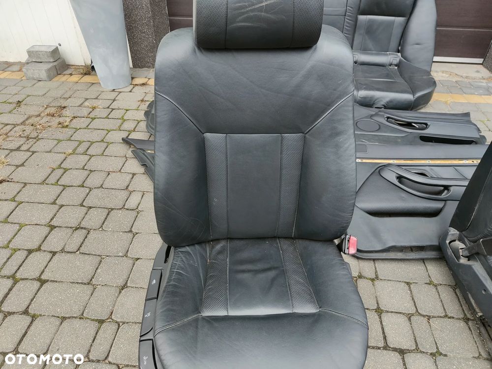 BMW E39 kombi Tapicerka skórzana INDIVIDUAL Fotele Kanapa Boczki - 3