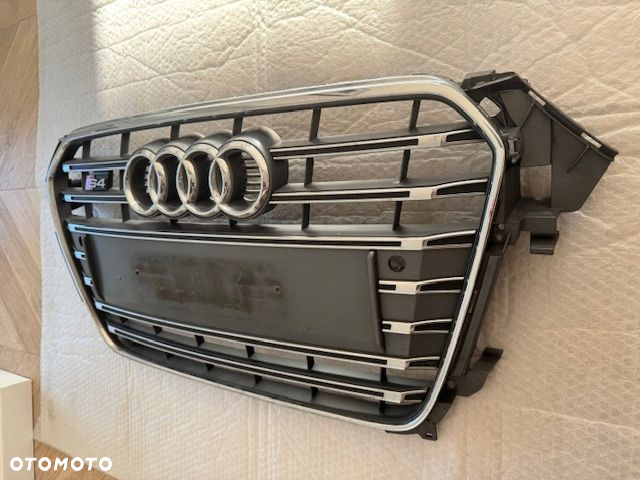 AUDI A4 S4 B8 GRILL ATRAPA PDC 8K0853651K SZARY ORYGINALNA CAŁA - 3